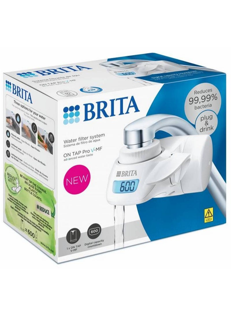 BRITA On Tap Pro V-MF Water Filter System Reduces 99.99% Bacteria 600 Litres Capacity - Image 1